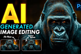 fix ai image flaws, enhance artwork, upscale, and image editing