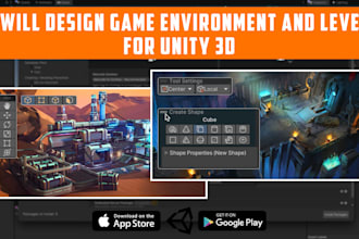 design game environment and level for unity 3d