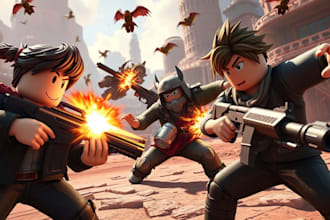 develop full unity 3d, roblox game for PC, mobile, fivem, custom game ui script