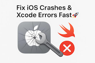 fix ios app crashes, xcode build errors, and swift bugs professionally