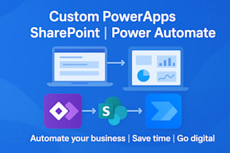 develop powerapps application, microsoft sharepoint, power platform automate