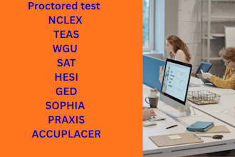 do proctored test nclex teas wgu sat hesi ged wgu, sophia