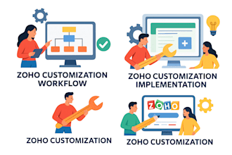 do zoho crm customization,workflow and implementation