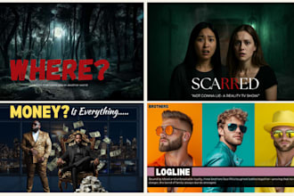 design attractive film pitch deck presentation for your films and TV shows