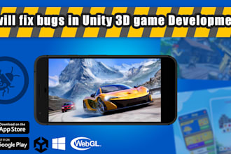 reskin unity games, bugs fixing  in game development
