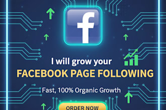 grow your facebook page following fast organically