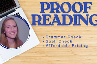 proofread your novel or manuscript