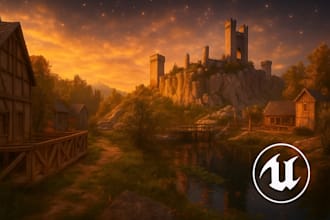 create realistic level, environment and lighting in unreal engine 5