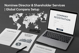 provide nominee director and shareholder services for global company setup
