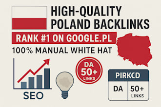build 15 high quality poland backlinks with polish link building