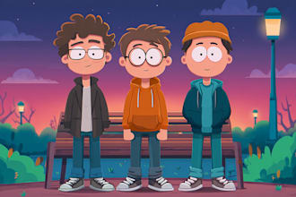 draw you in south park style