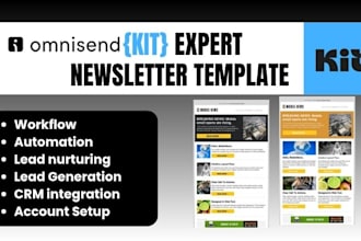 setup kit email flows expert omnisend newsletter automation convertkit marketing