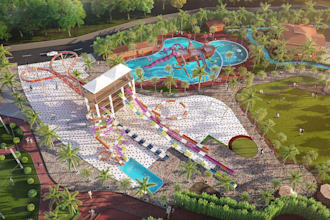 design 3d amusement park, theme park, master plan, site layout, fun park design