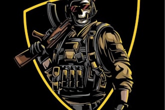 design custom call of duty gaming logo