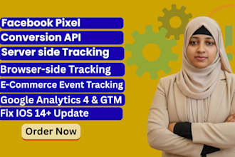 setup facebook pixel conversion API server side tracking