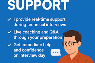 provide live assessment and interview support