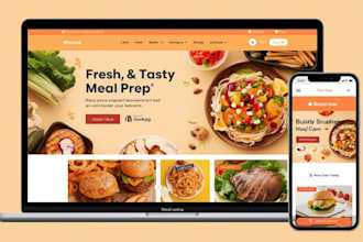 7 figure meal prep website diet plan store food delivery website food store