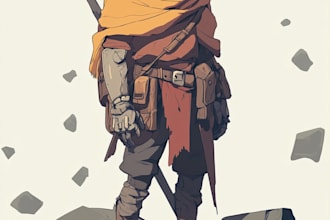 design 2d game character