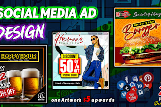 design social media post  web banner ads  social media ads