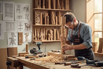design and build custom woodwork and carpentry projects with precision