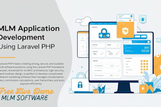 develop saas app, MLM, CRM, erp, portal or any custom web app using php, laravel