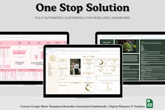 create google sheet templates and dashboard