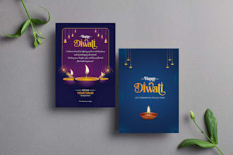 design diwali greeting cards