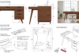 do 2d, 3d diy woodwork, furniture plans, carpentry layouts, chicken coop design