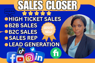 high ticket sales closer, appointment setter salesperson