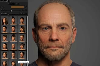 create realistic human model, cc4 models, 3d metahuman, iclone