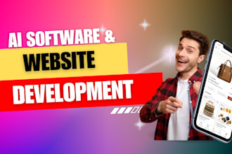 develop ai software or ai web application