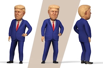 do 3d stylized character modeling