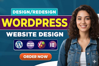 build wordpress website, business website, or blog website