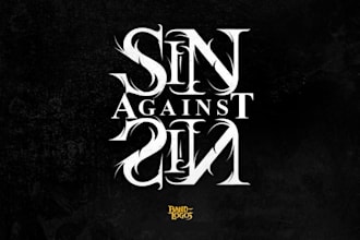 make an occult themed metal logo