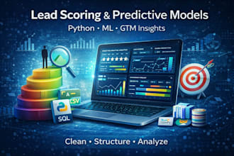 build lead scoring and predictive models for your GTM workflows