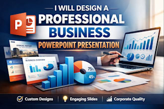 design a professional business powerpoint presentation