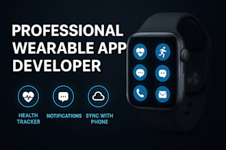 build a powerful wearable app for apple watch, android wear, or fitness tracker