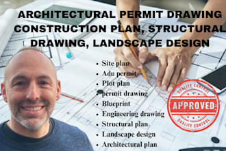 draw architectural commercial plan drawing backyard design, plot plan adu permit