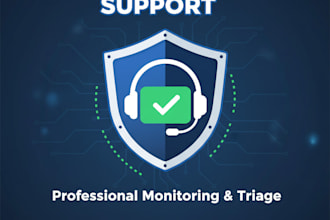 provide professional l1 technical support and monitoring