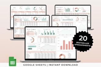 create automated excel spreadsheets for business to track sales and expenses