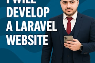 build a laravel web app with admin panel