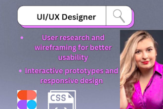 create modern user friendly uiux designs