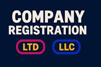 register your UK ltd or llc company legally