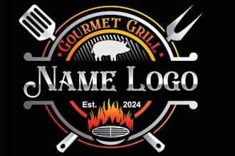 do redesign restaurant, bbq, grill logo