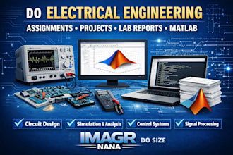do electrical engineering assignments projects lab reports matlab