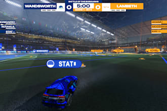 design a custom rocket league spectator overlay
