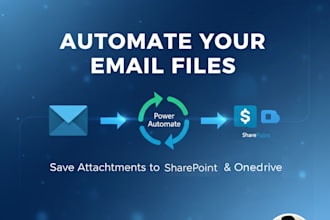 automate saving email attachments to sharepoint or onedrive with power automate