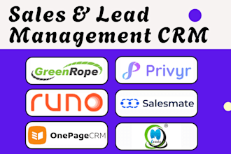 setup privyr crm runo crm greenrope marketing automation salesmate onepage crm