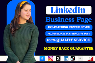 create an impressive linkedin business page