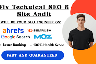 fix semrush, technical seo google search console, ahrefs site audit, ubersuggest